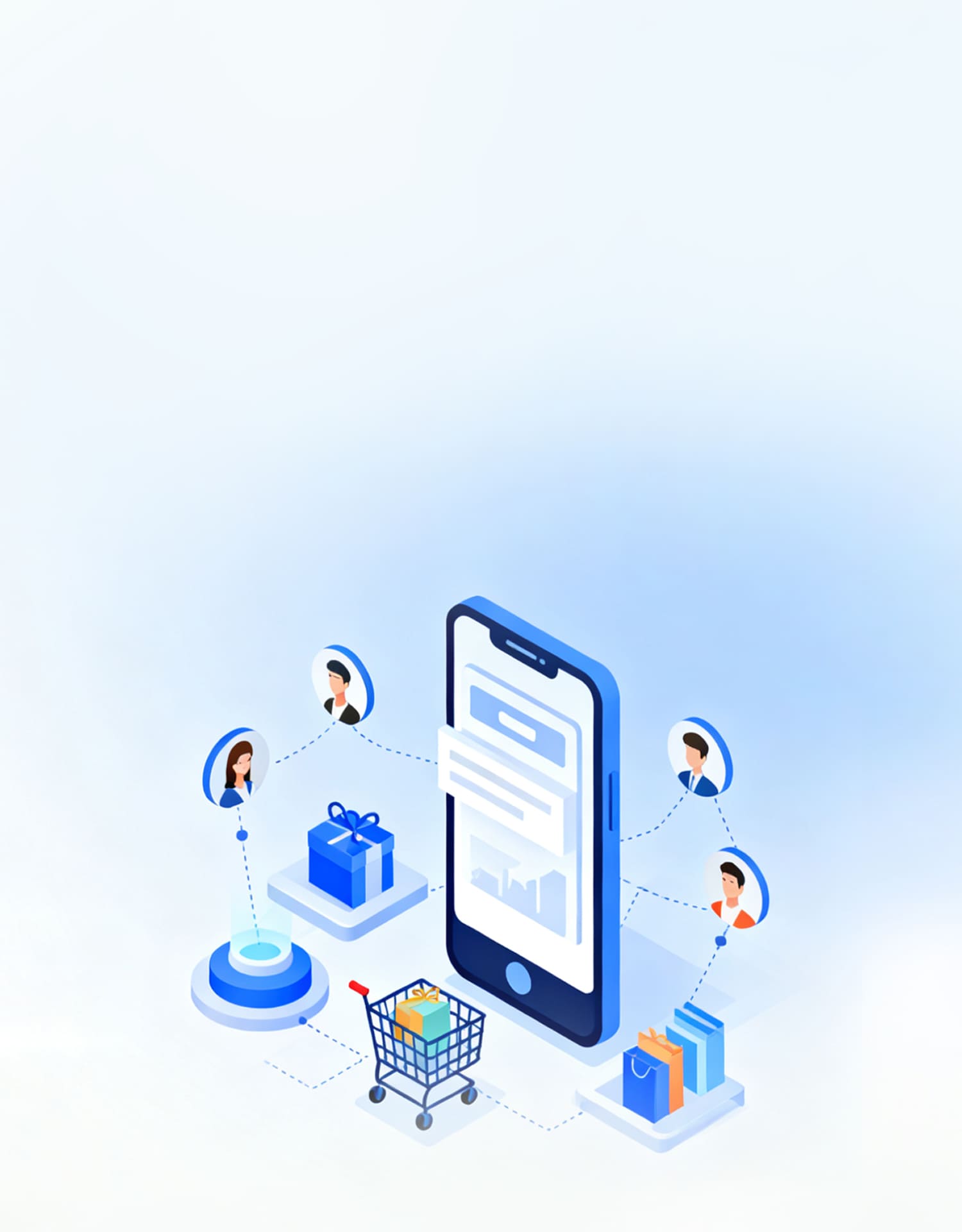 脈購CRM社交電商平臺 - 移動端展示